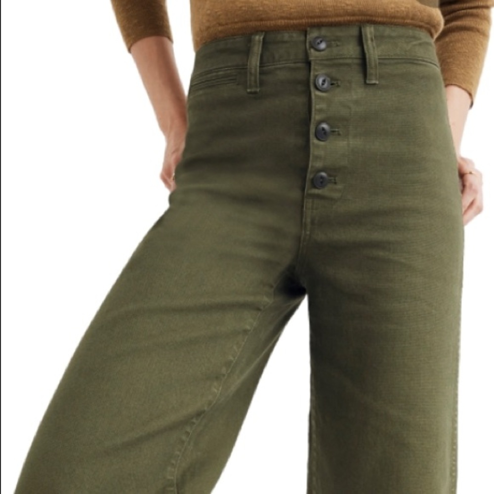 Madewell - Emmett Green Canvas - sz 27P